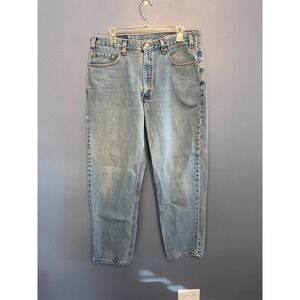 Men's Light Wash LEVI's Jeans 550 Relaxed Fit W36 L30 09-01 Y2K Classic Denim